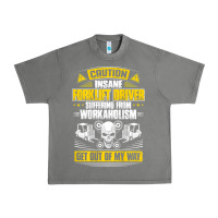 Tornado forklift operator get out of my way forklift driver t shirt Urban Heavy Tee - SnappyArt