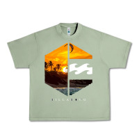 Oil Green billabong Urban Heavy Tee - SnappyArt