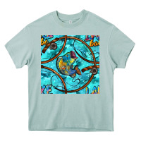 Arona Lake Babe And Fish With Camouflage Seamless Pattern Heavy Core Tee - BundleAndBundleShop