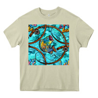 Mossy Lake Babe And Fish With Camouflage Seamless Pattern Heavy Core Tee - BundleAndBundleShop