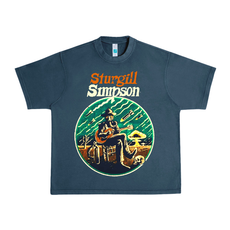 Sturgill Simpson Retro Urban Heavy Tee by SnappyArt | Teevron