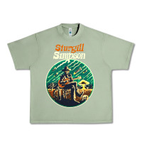 Oil Green sturgill simpson retro Urban Heavy Tee - SnappyArt