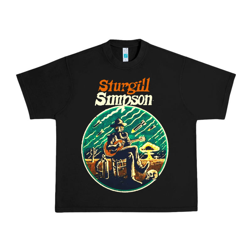 Sturgill Simpson Retro Urban Heavy Tee by SnappyArt | Teevron