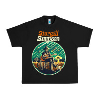 Black sturgill simpson retro Urban Heavy Tee - SnappyArt
