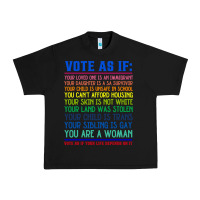 Black Vote As If Your Life Depends On It Human Rights Urban Heavy Tee - SnappyArt