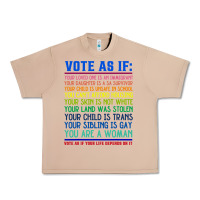 Burro Vote As If Your Life Depends On It Human Rights Urban Heavy Tee - SnappyArt