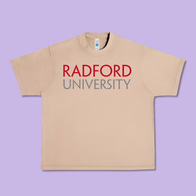 The Radford University Urban Heavy Tee Designed By Snappyart