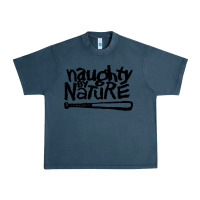 Midnight Navy naughty by nature Urban Heavy Tee - SnappyArt