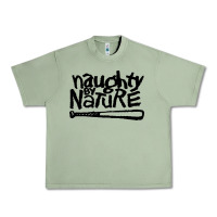 Oil Green naughty by nature Urban Heavy Tee - SnappyArt