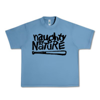 Pebble Blue naughty by nature Urban Heavy Tee - SnappyArt
