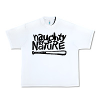 White naughty by nature Urban Heavy Tee - SnappyArt