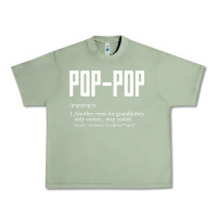 Oil Green Pop Pop Gifts Grandpa Fathers Day Pop-Pop Urban Heavy Tee - SnappyArt