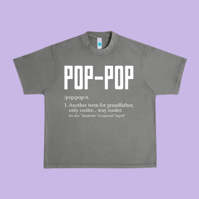 Pop Pop Gifts Grandpa Fathers Day Pop-pop Urban Heavy Tee Designed By Snappyart