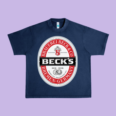 Beck’s-dark Urban Heavy Tee Designed By Snappyart