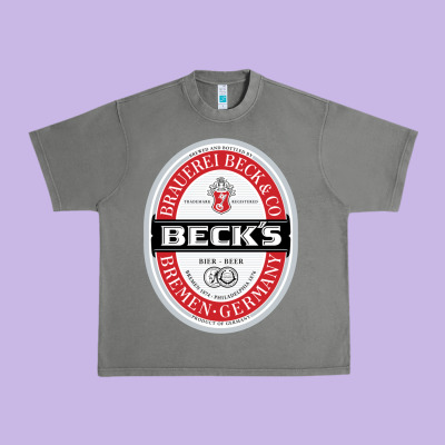 Beck’s-dark Urban Heavy Tee Designed By Snappyart