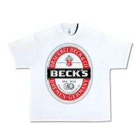 White Beck’s-Dark Urban Heavy Tee - SnappyArt