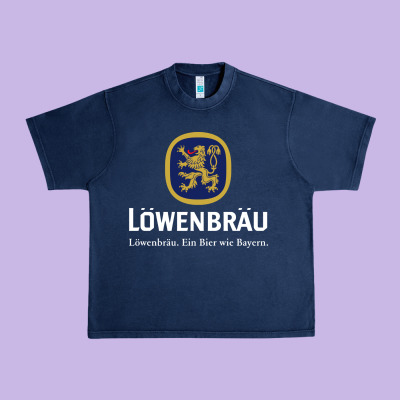 Lowenbrau Urban Heavy Tee Designed By Snappyart