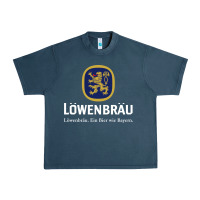 Midnight Navy lowenbrau Urban Heavy Tee - SnappyArt