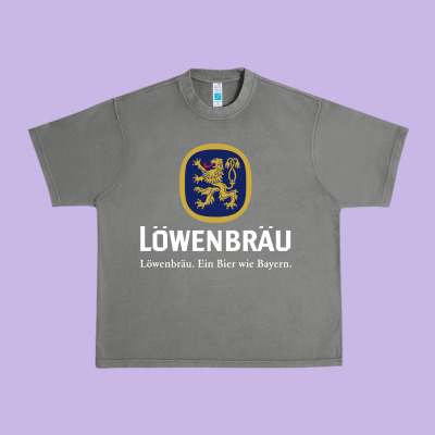 Lowenbrau Urban Heavy Tee Designed By Snappyart