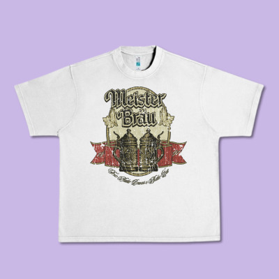 Meister Brau 1891, Beer Urban Heavy Tee Designed By Snappyart
