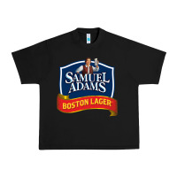 Black samuel adams Urban Heavy Tee - SnappyArt