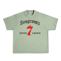 Oil Green Seagrams 7 Bk 1.png Urban Heavy Tee - SnappyArt