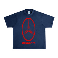 Navy amg Urban Heavy Tee - SnappyArt