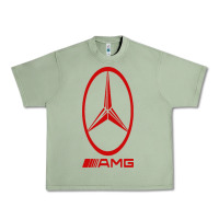 Oil Green amg Urban Heavy Tee - SnappyArt