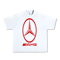 White amg Urban Heavy Tee - SnappyArt