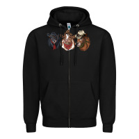 Black Hangin With My Heifers Zipper Hoodie - RanaPortraitStore