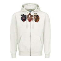 Oatmeal Heather Hangin With My Heifers Zipper Hoodie - RanaPortraitStore