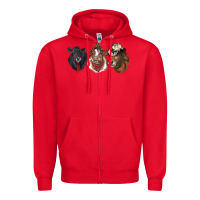 Red Hangin With My Heifers Zipper Hoodie - RanaPortraitStore