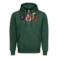 Sports Green Hangin With My Heifers Zipper Hoodie - RanaPortraitStore