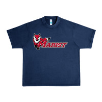 Navy cool,marist,red,foxes Urban Heavy Tee - SnappyArt