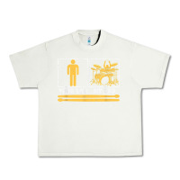 Pistachio mens my dad is a drummer your dad not drum player father's day t shirt Urban Heavy Tee - SnappyArt