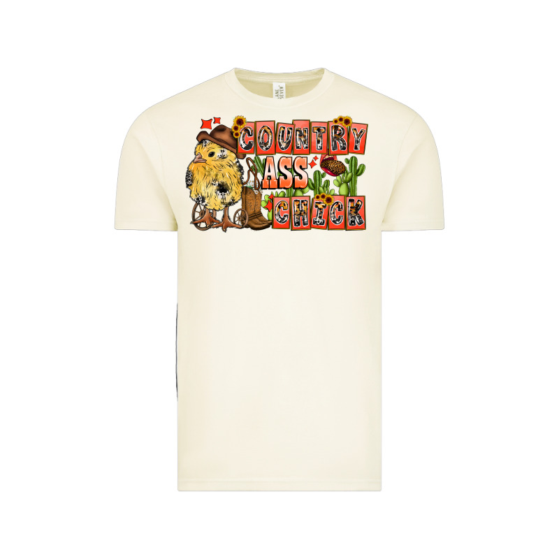 Country Ass Chick Vintage Tee by CowhideDigitalArt | Teevron