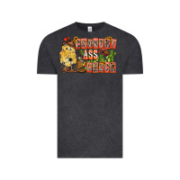 Vintage Black Country Ass Chick Vintage Tee - CowhideDigitalArt