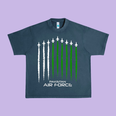Pakistan Air Force Shirt   Pakistani Flag Men Women Kids T Shirt Urban Heavy Tee Designed By Snappyart