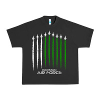 Pigment Black pakistan air force shirt   pakistani flag men women kids t shirt Urban Heavy Tee - SnappyArt