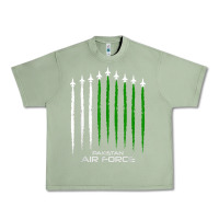 Oil Green pakistan air force shirt   pakistani flag men women kids t shirt Urban Heavy Tee - SnappyArt