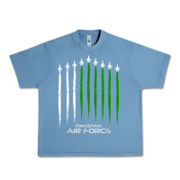 Pebble Blue pakistan air force shirt   pakistani flag men women kids t shirt Urban Heavy Tee - SnappyArt