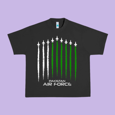 Pakistan Air Force Shirt   Pakistani Flag Men Women Kids T Shirt Urban Heavy Tee Designed By Snappyart