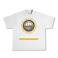 Lunar Rock new hampshire state flag new Urban Heavy Tee - SnappyArt