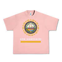 Salmon new hampshire state flag new Urban Heavy Tee - SnappyArt