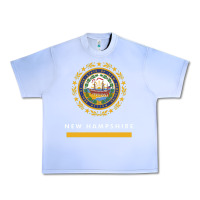 Grape Ice new hampshire state flag new Urban Heavy Tee - SnappyArt