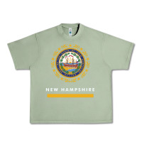 Oil Green new hampshire state flag new Urban Heavy Tee - SnappyArt