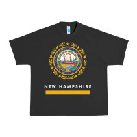 Pigment Black new hampshire state flag new Urban Heavy Tee - SnappyArt