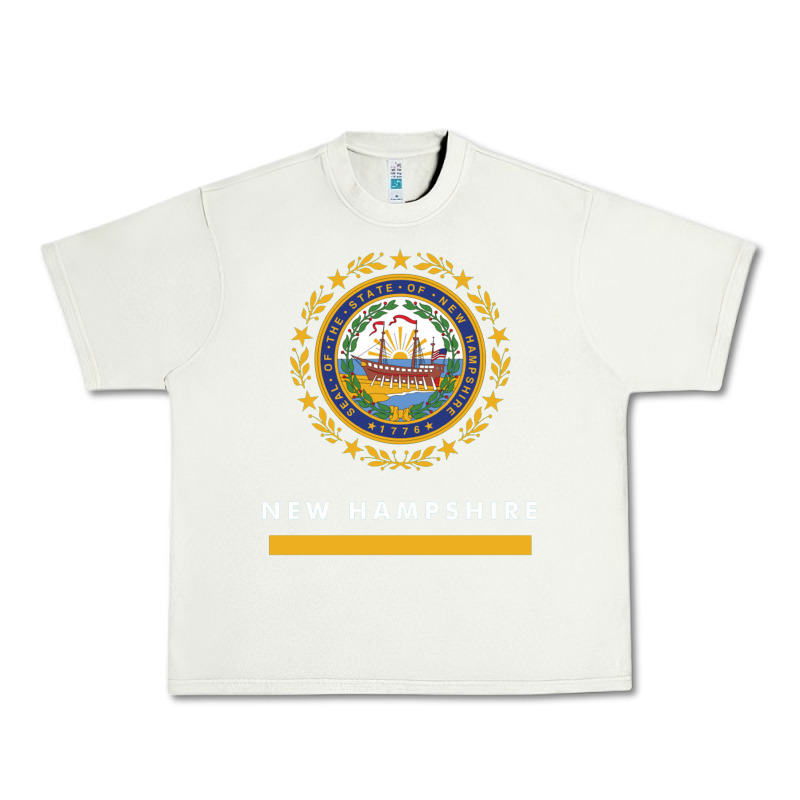 New Hampshire State Flag New Urban Heavy Tee by SnappyArt | Teevron