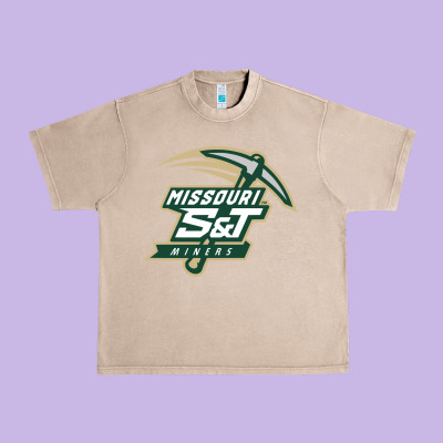 Missouri S&t Miners Urban Heavy Tee Designed By Snappyart