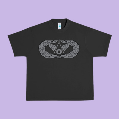 Air Force Civil Engineer Badge Urban Heavy Tee Designed By Snappyart
